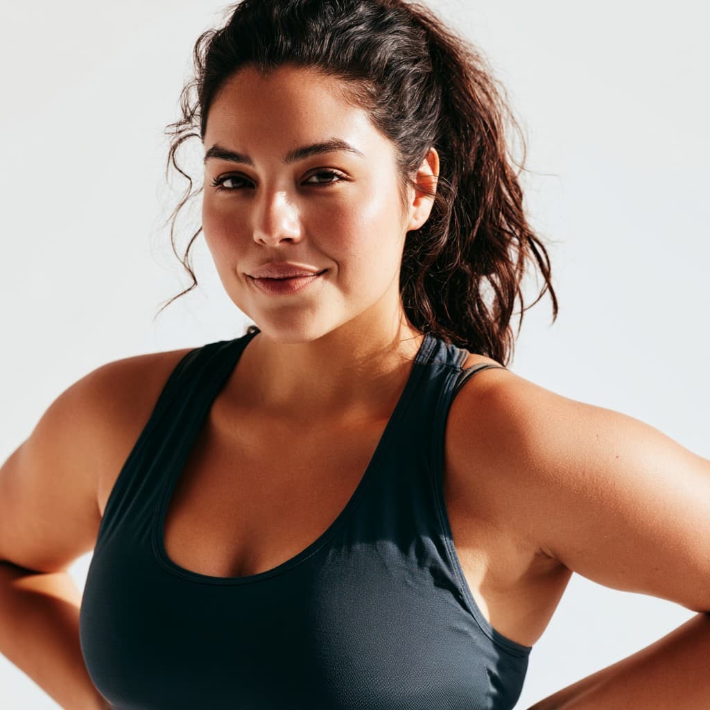 Active woman confident in her wellness